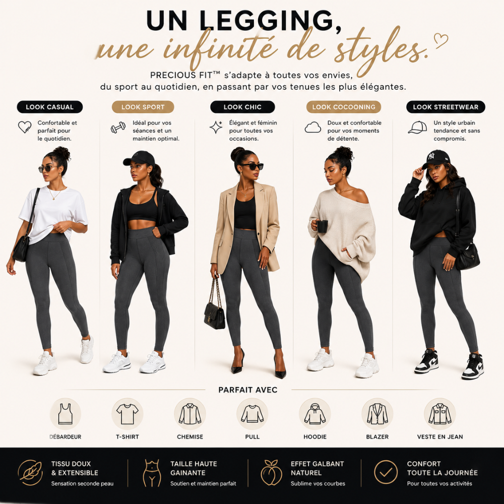 Precious Fit™ – Legging Confort Seconde Peau